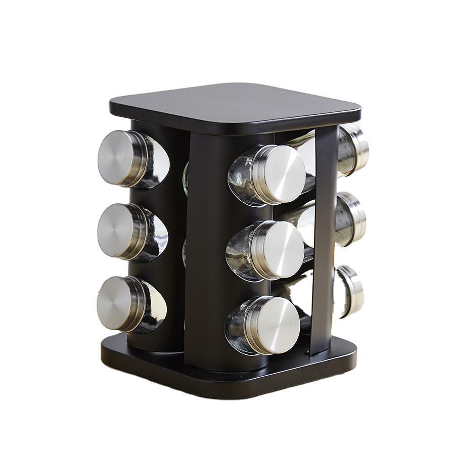 Spice Rack Glass And Stainless Steel Rack
