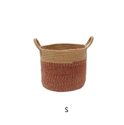 Cotton Linen Storage Basket