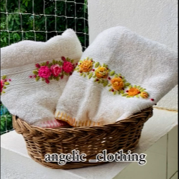 Hand Towel with Embroidery