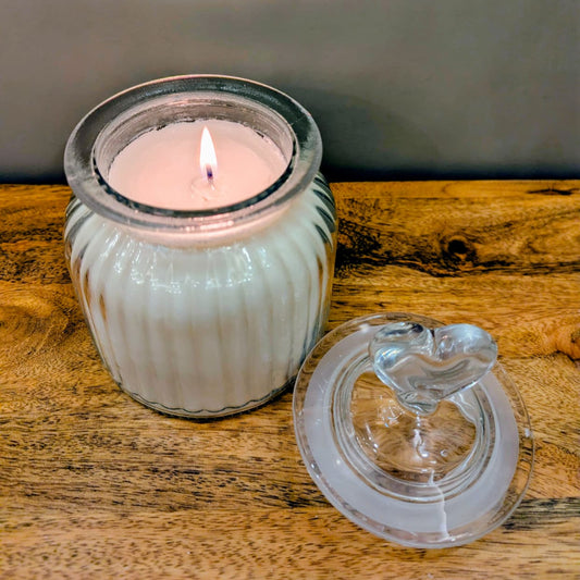 Organic Candle in Glass jar