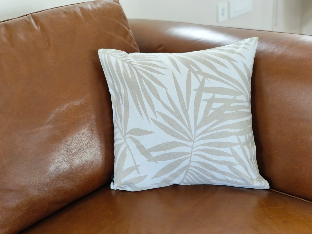 Cushion Cover - Leaf Print