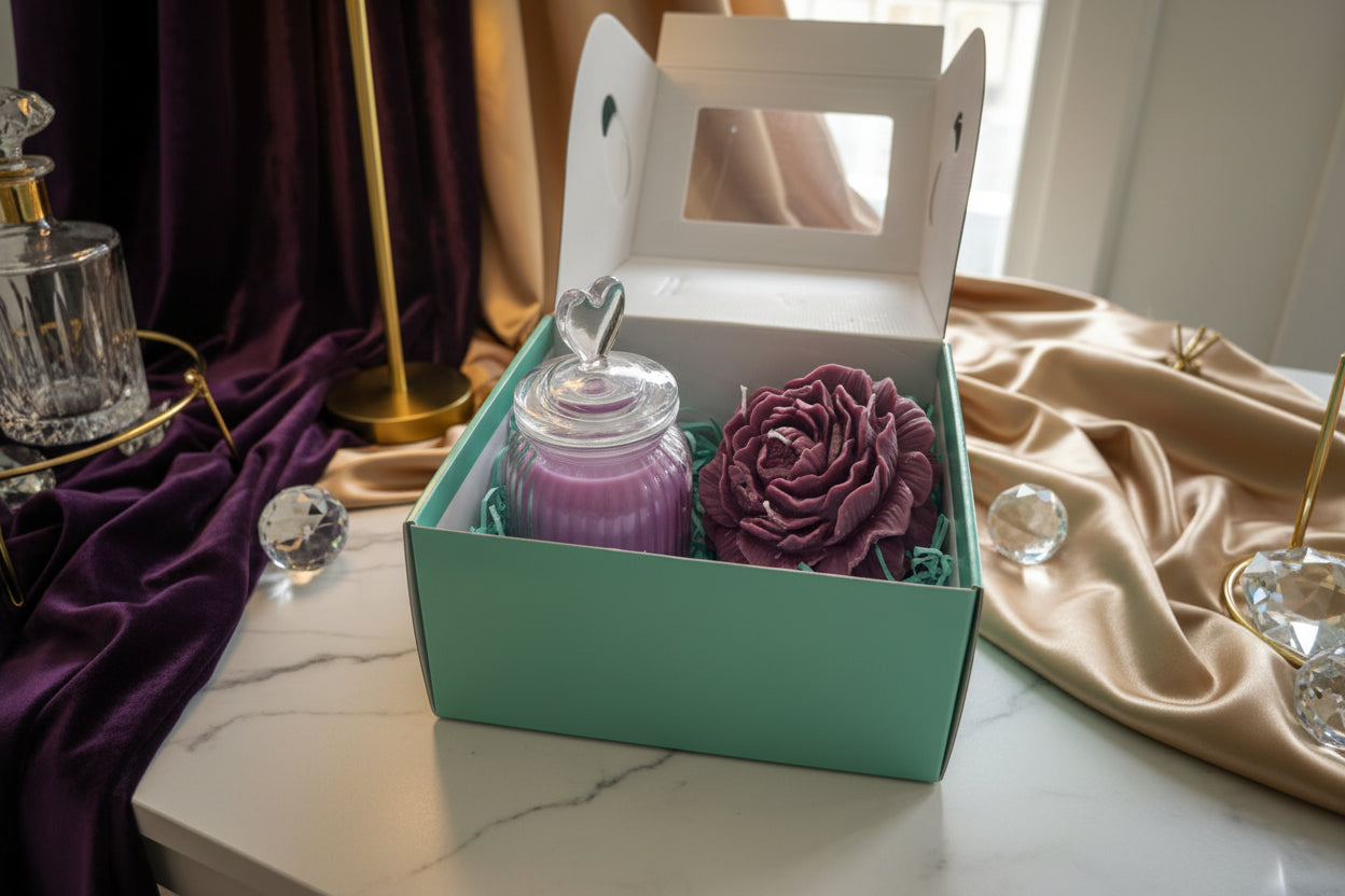 Gift Box : Organic Bee wax Candle