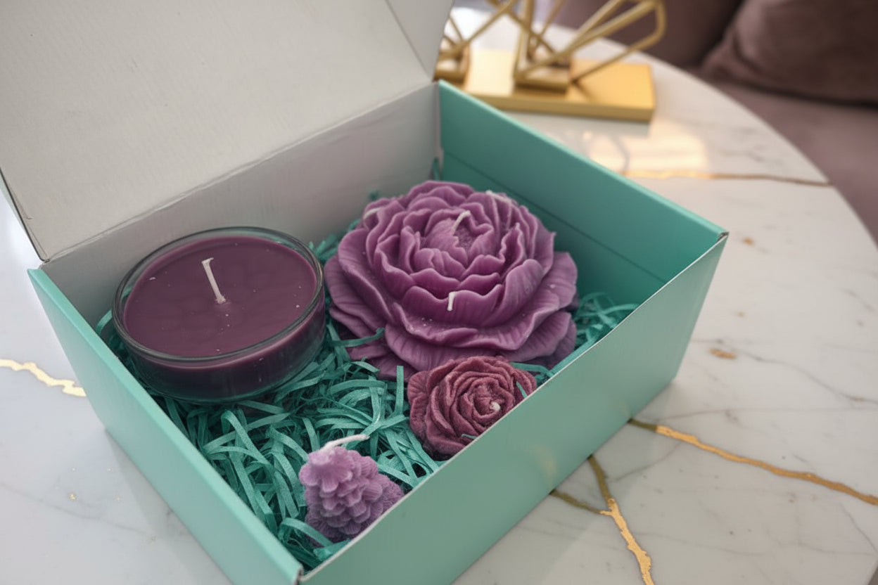 Gift Box : Organic Bee wax Candle