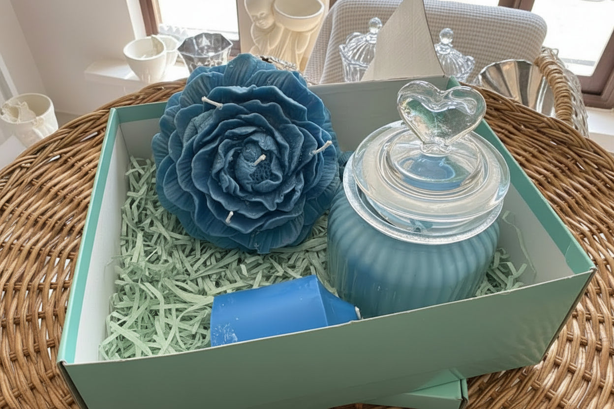 Gift Box : Organic Bee wax Candle