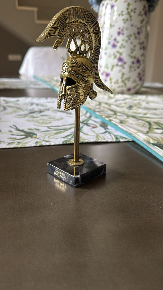 Greek Warrior Helmet - Brass