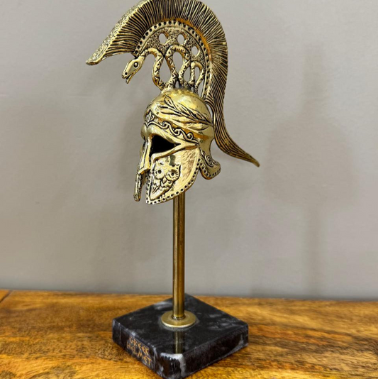 Greek Warrior Helmet - Brass