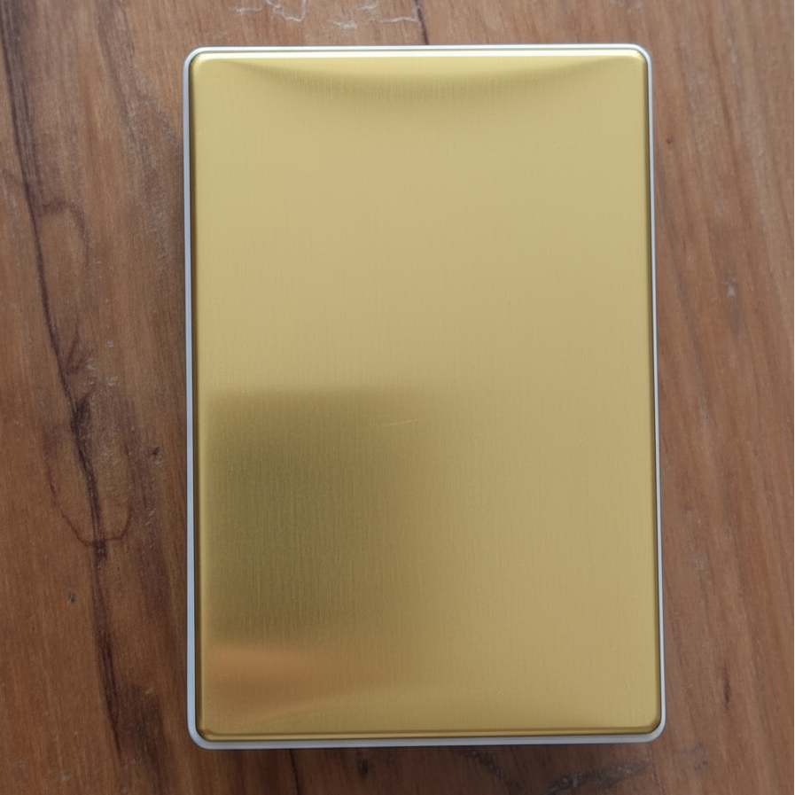 Marble Box with Brass Lid