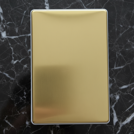 Marble Box with Brass Lid