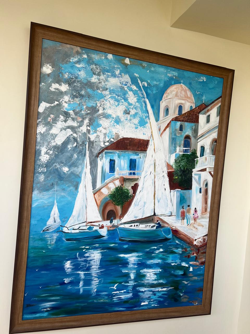 Painting - Landscape of Mykonos