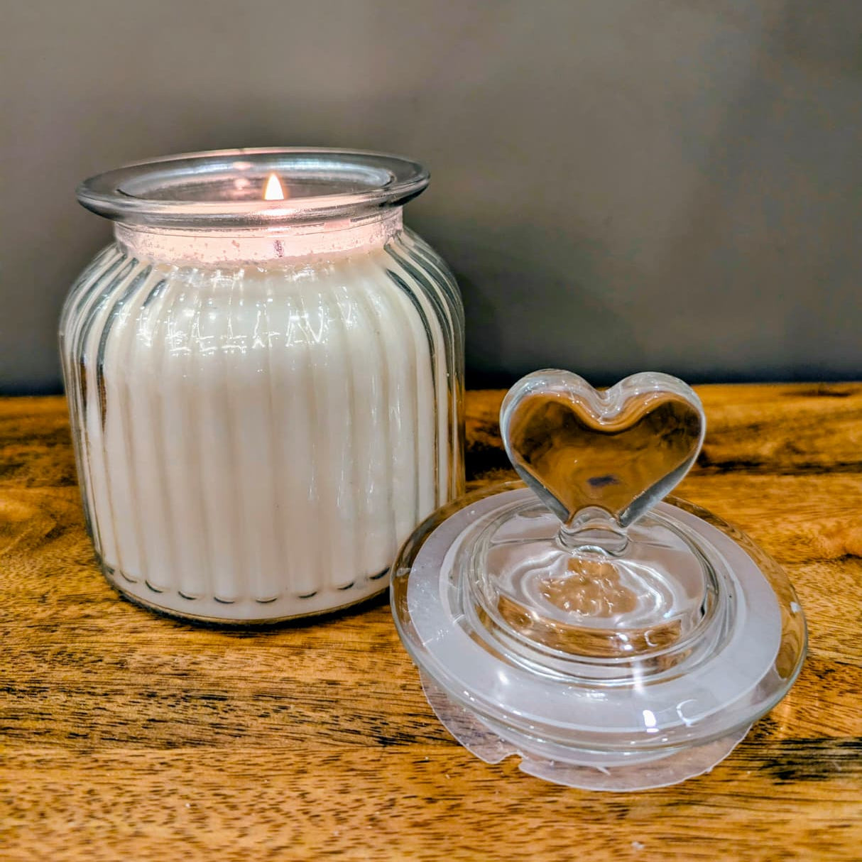 Organic Candle in Glass jar
