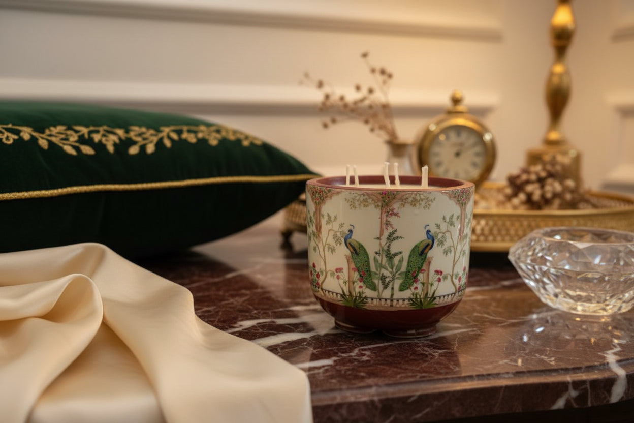 Organic Candle in Ceramic jar (Soy Wax)