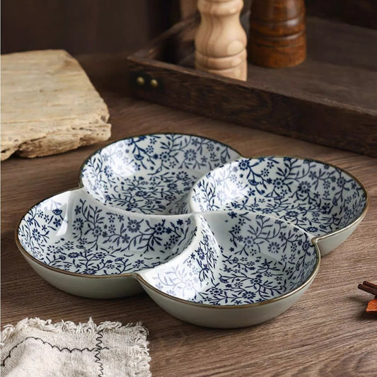 Platter ceramic divided 1