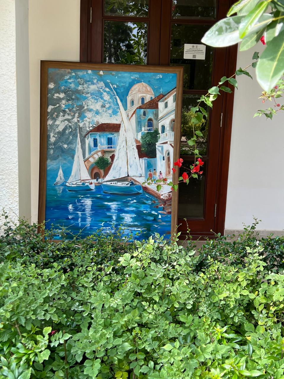 Painting - Landscape of Mykonos