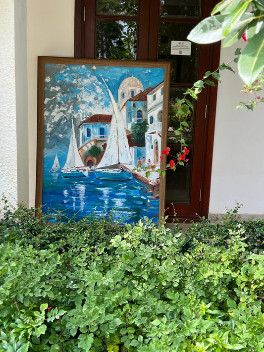 Painting - Landscape of Mykonos