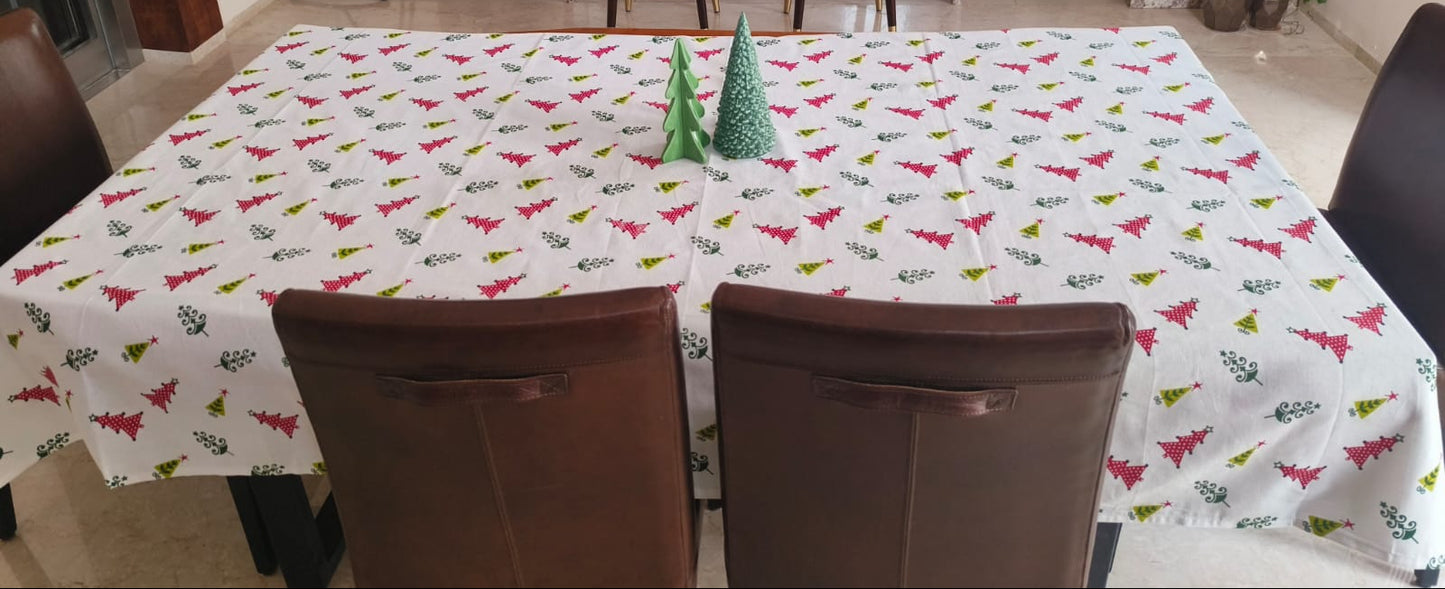Table Cloth - Xmas Tree Design