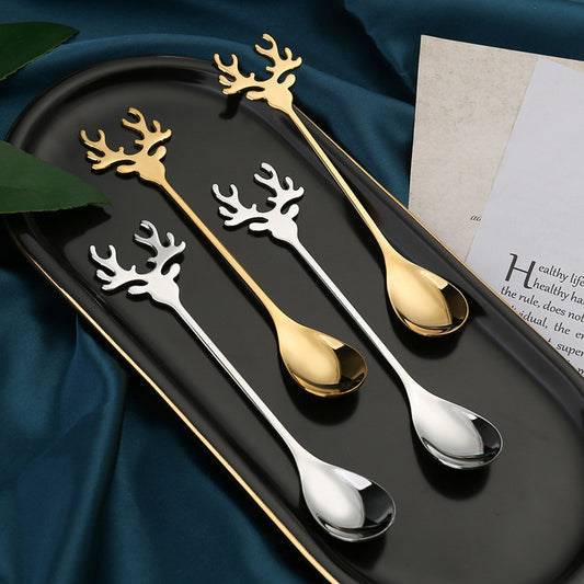 Christmas Spoons Tableware Decorations