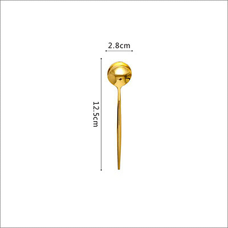 Gold-plated Cutlery Stainless Steel Mirror Gloss