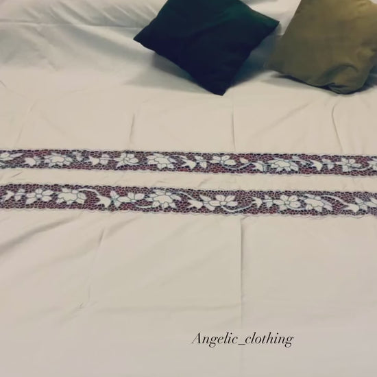 Bed Sheet Embroidery