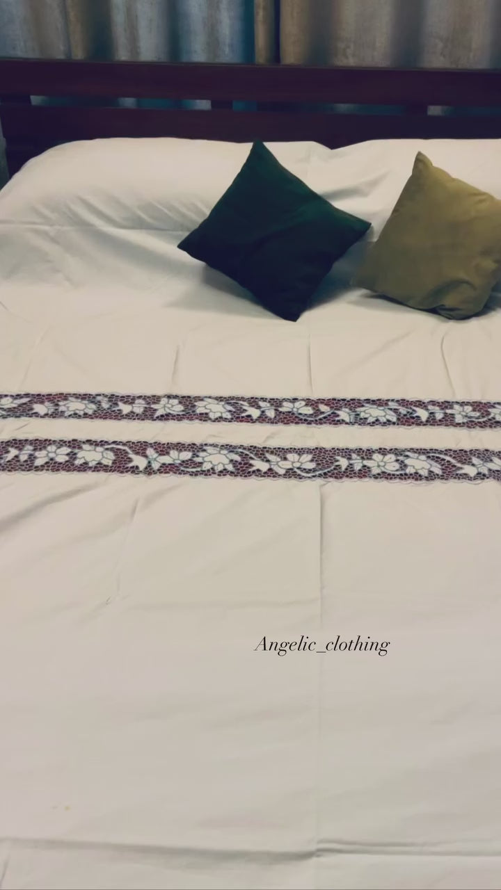 Bed Sheet Embroidery